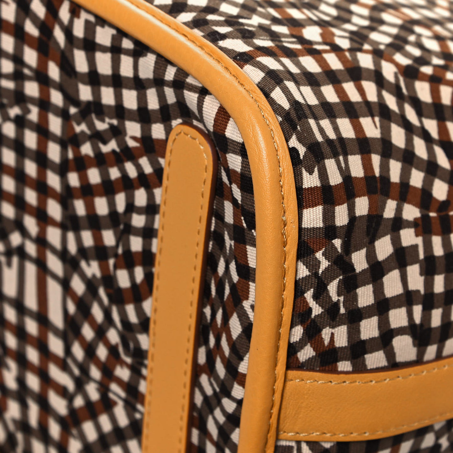 Visetos Medium Liz Reversible Shopper Tote Cognac Yellow