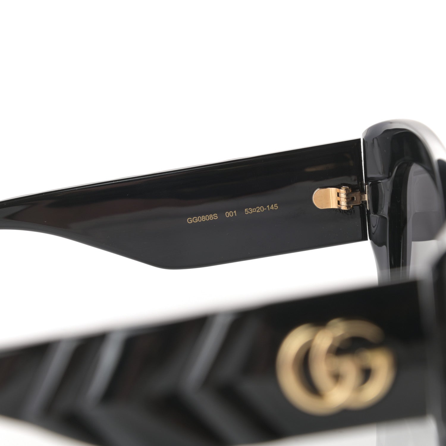 Gucci Acetate GG Butterfly Sunglasses GG0808S Black 5 of 8