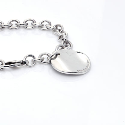 Tiffany Sterling Silver Notes Round Tag Charm Bracelet 5 of 7