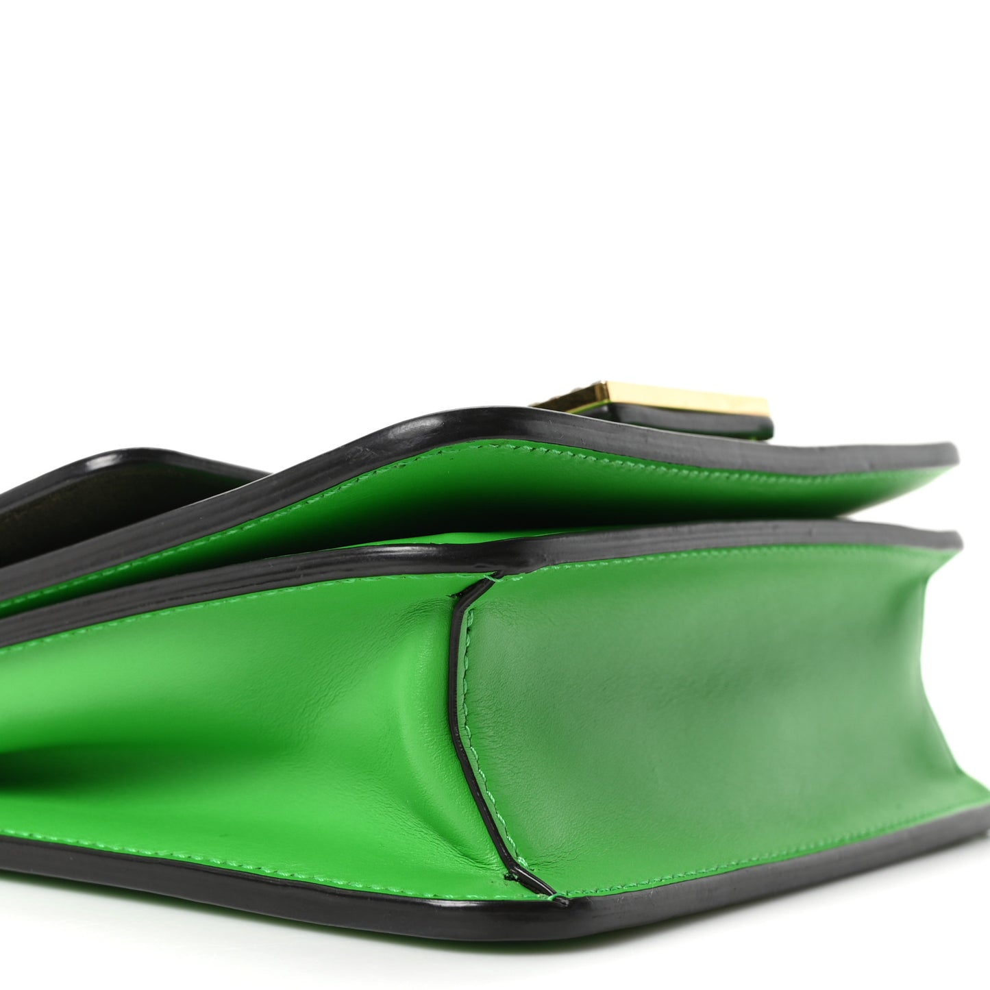 Vitello King Crystal Fab Crossbody Bag Tomatillo