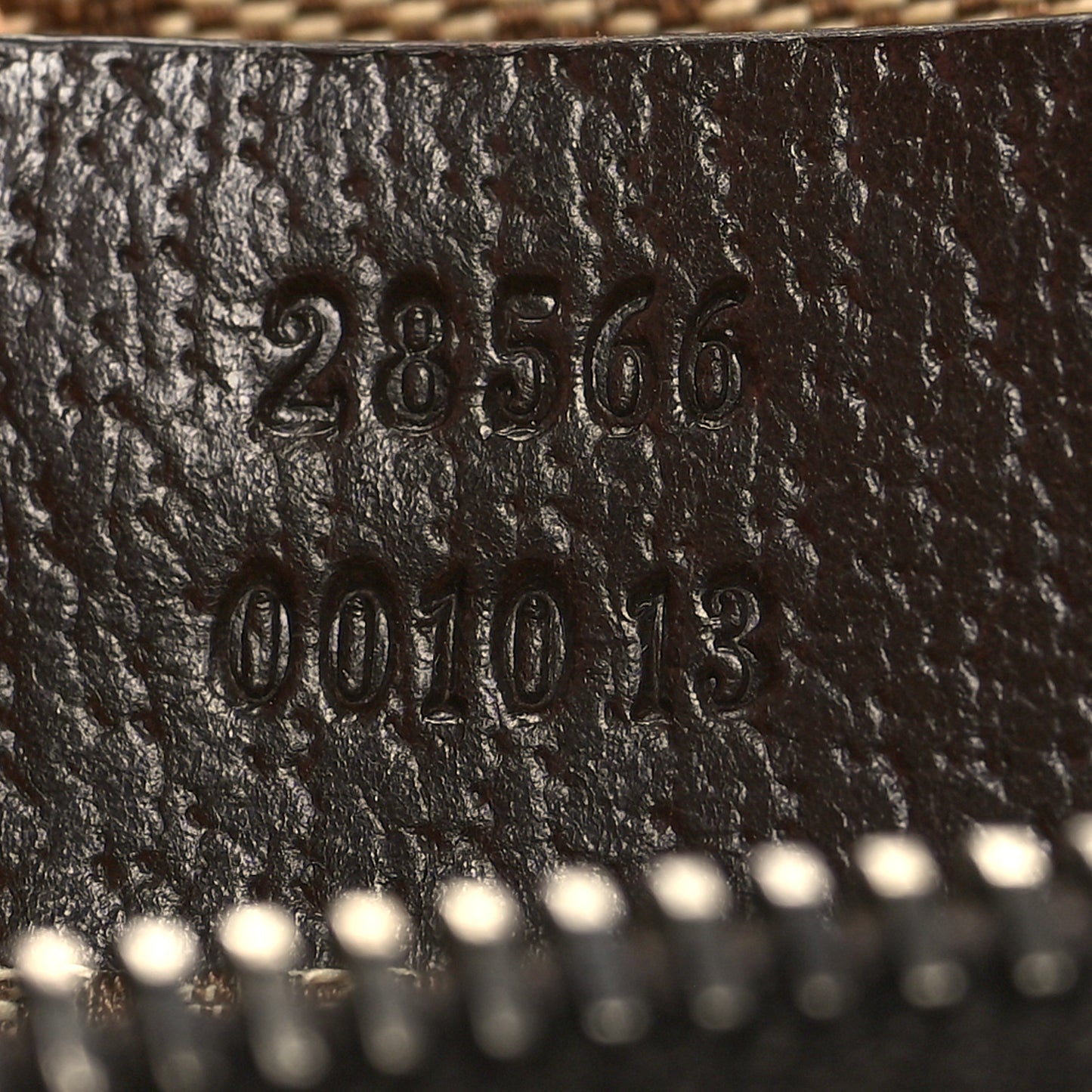 GG Monogram Web Double Pocket Belt Bag Dark Brown
