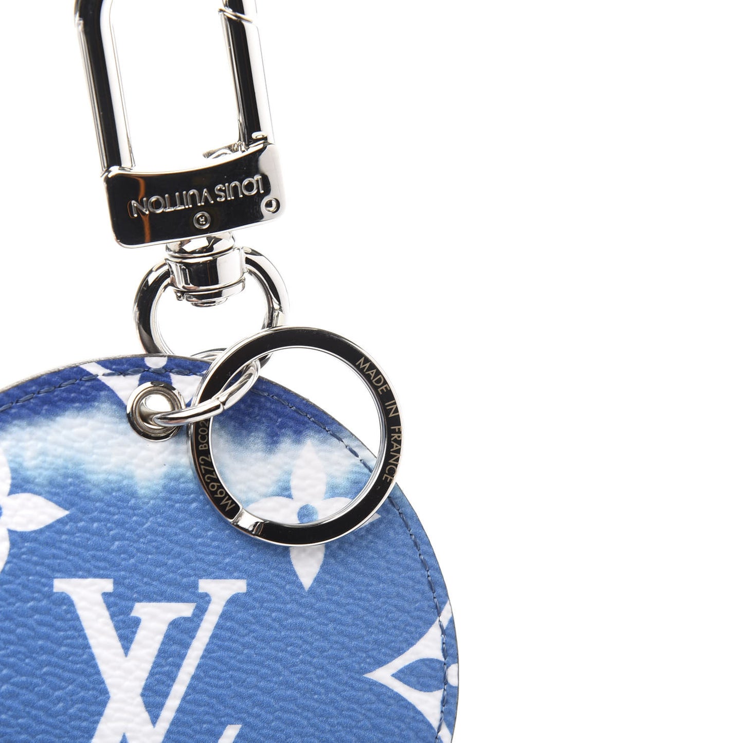 Monogram Escale Bag Charm Key Holder Blue