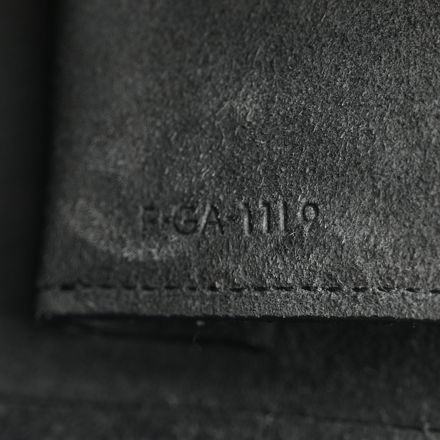 Baby Grained Calfskin Micro Belt Bag Grey