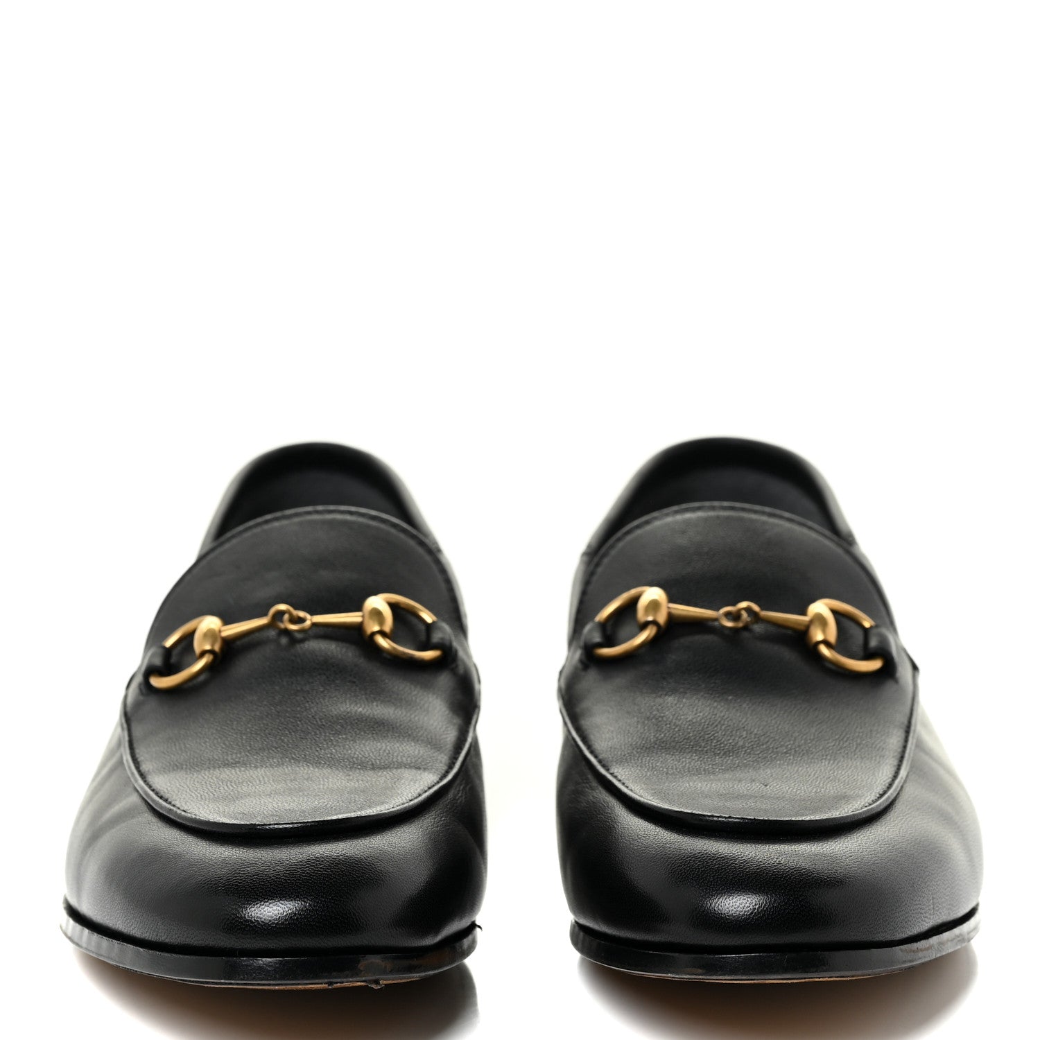 Gucci Calfskin Womens Jordaan Loafers 37 Black 2 of 19