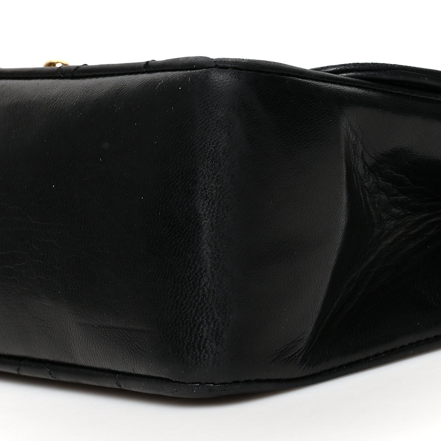 Chanel Lambskin Quilted Medium Single Flap Black 10 of 11
