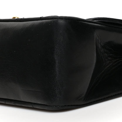 Chanel Lambskin Quilted Medium Single Flap Black 10 of 11