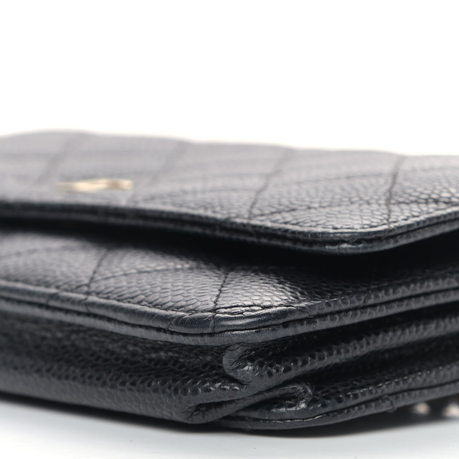 Chanel Caviar Quilted Wallet On Chain WOC Black 10 of 13