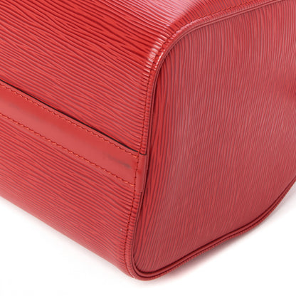 Louis Vuitton Epi Speedy 25 Castillan Red 5 of 9