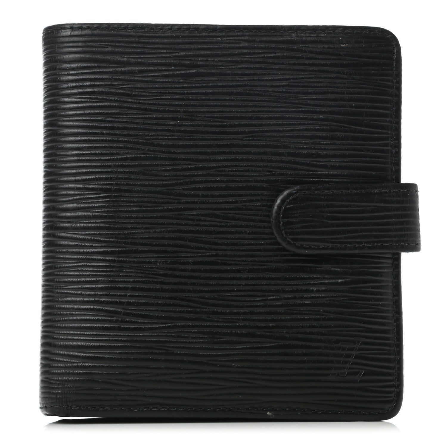 Louis Vuitton Epi Porte-Billets Compact Wallet Black 1 of 8