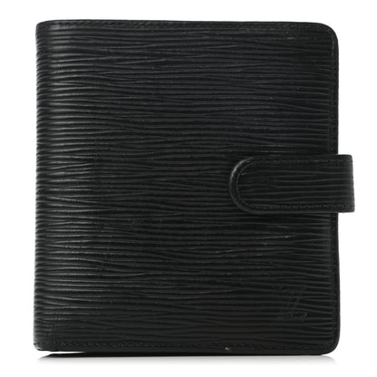 Louis Vuitton Epi Porte-Billets Compact Wallet Black 1 of 8