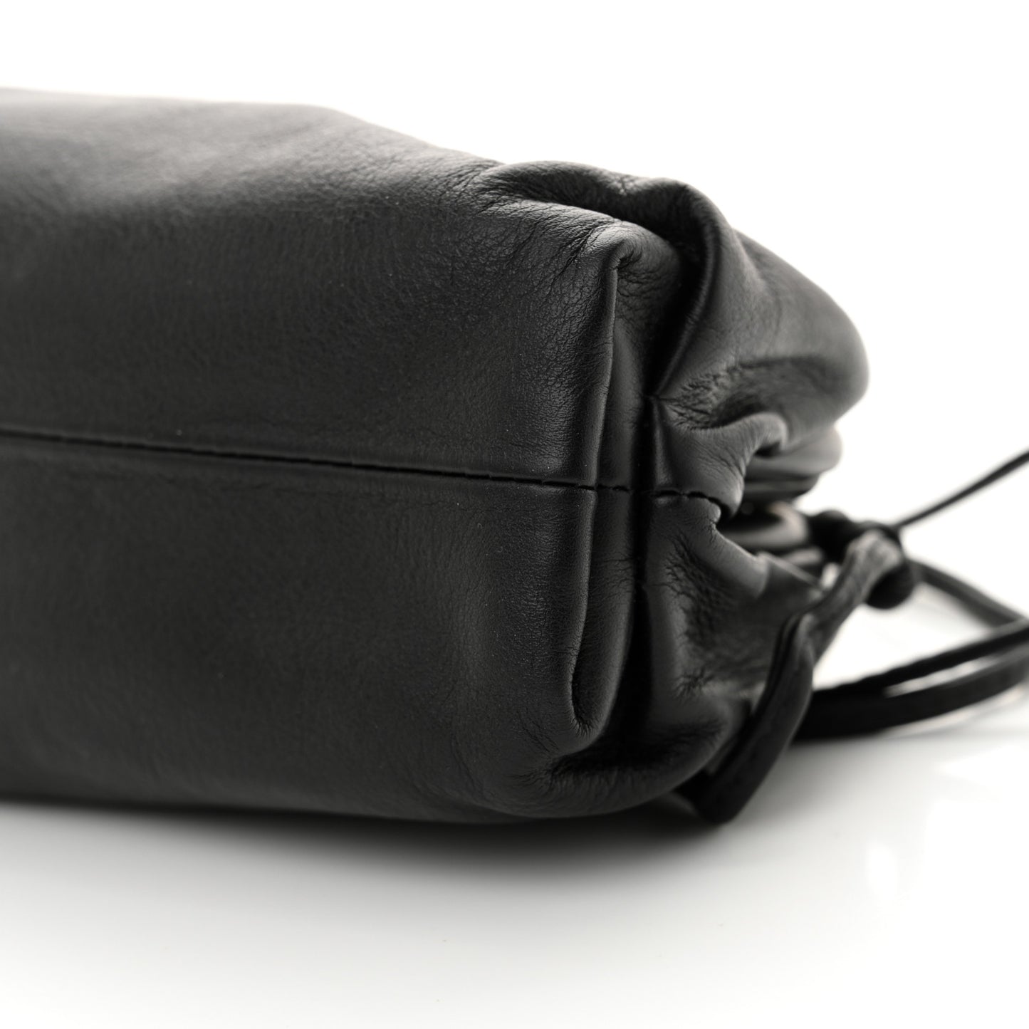 Butter Calfskin The Mini Pouch Black