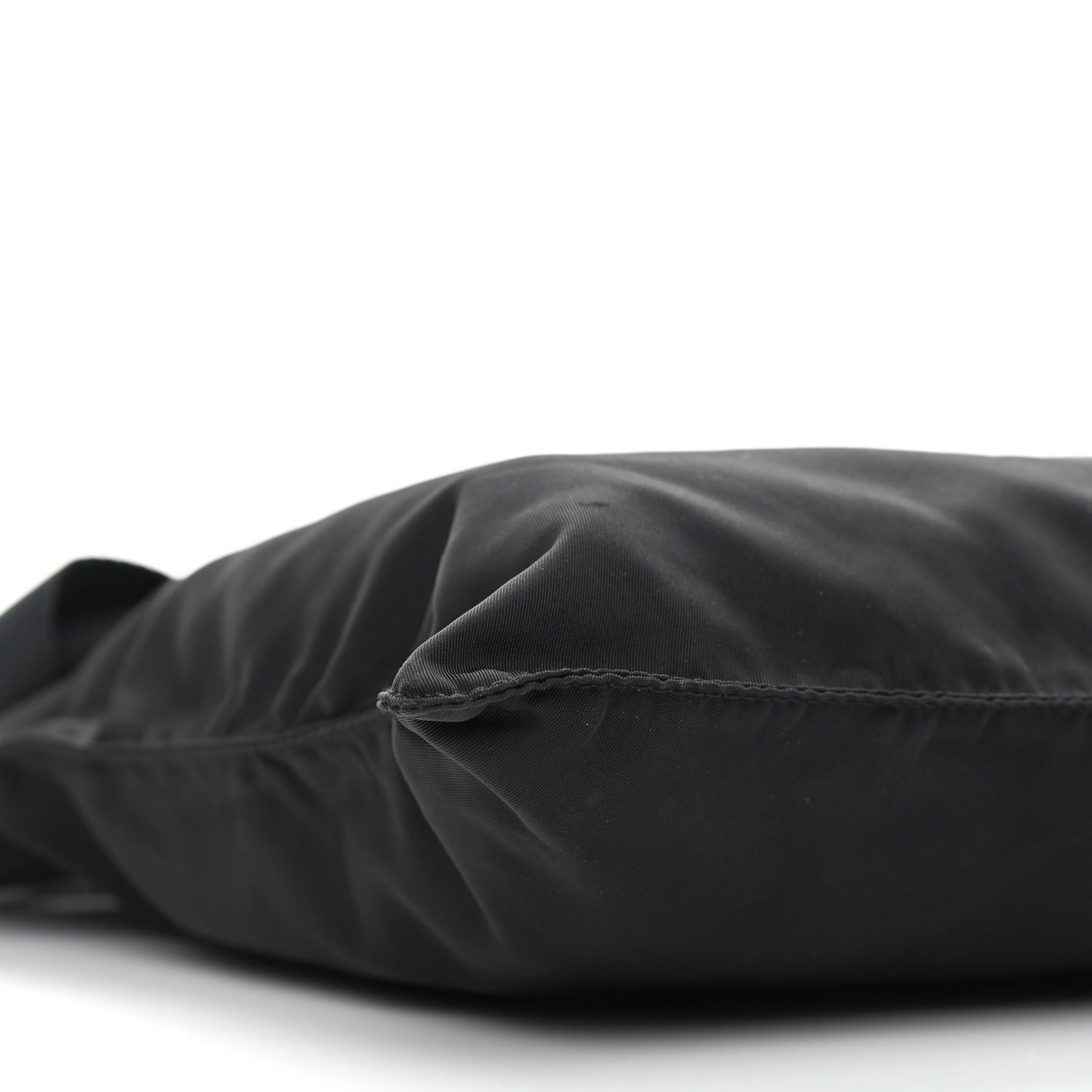 Nylon Vela Flat Messenger Bag Black