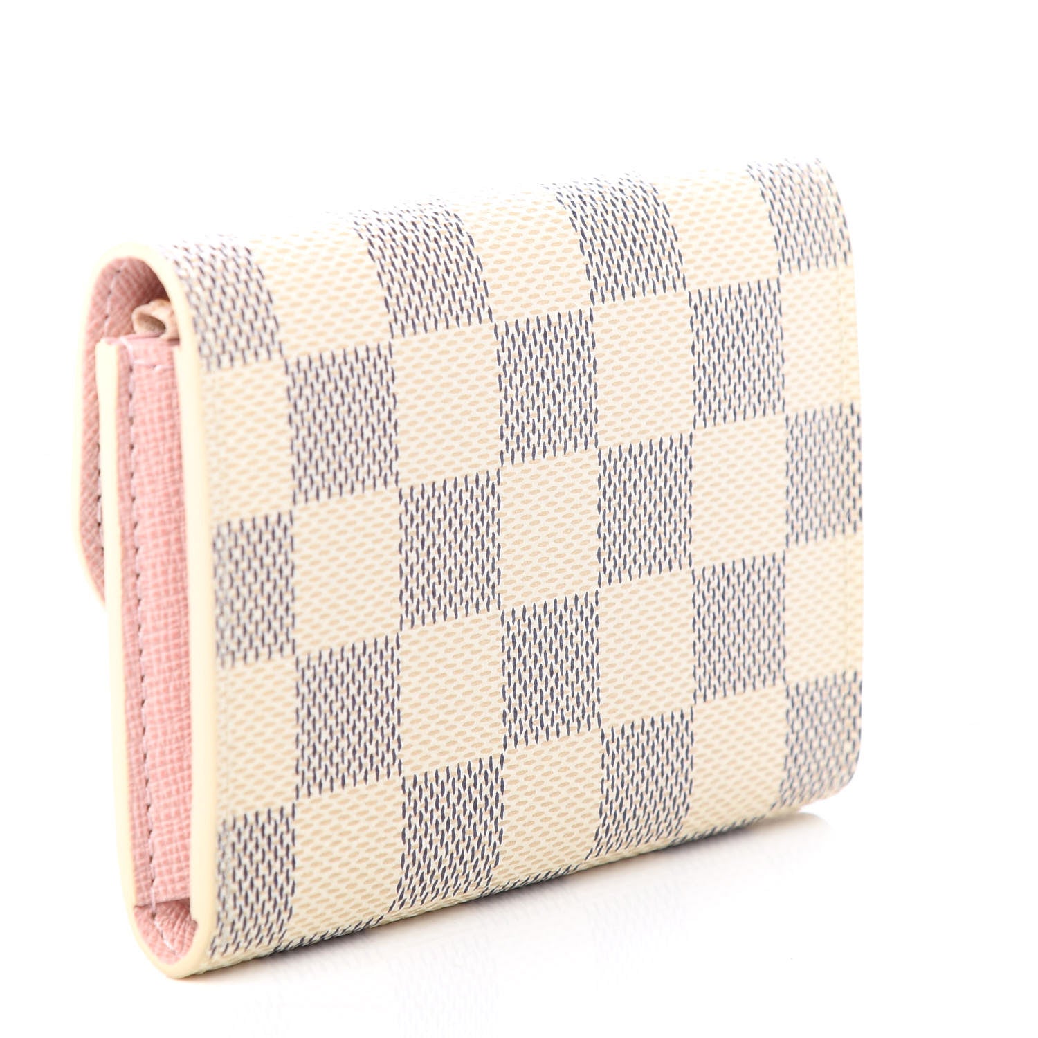 Louis Vuitton Damier Azur Rosalie Coin Purse Rose Ballerine 3 of 6