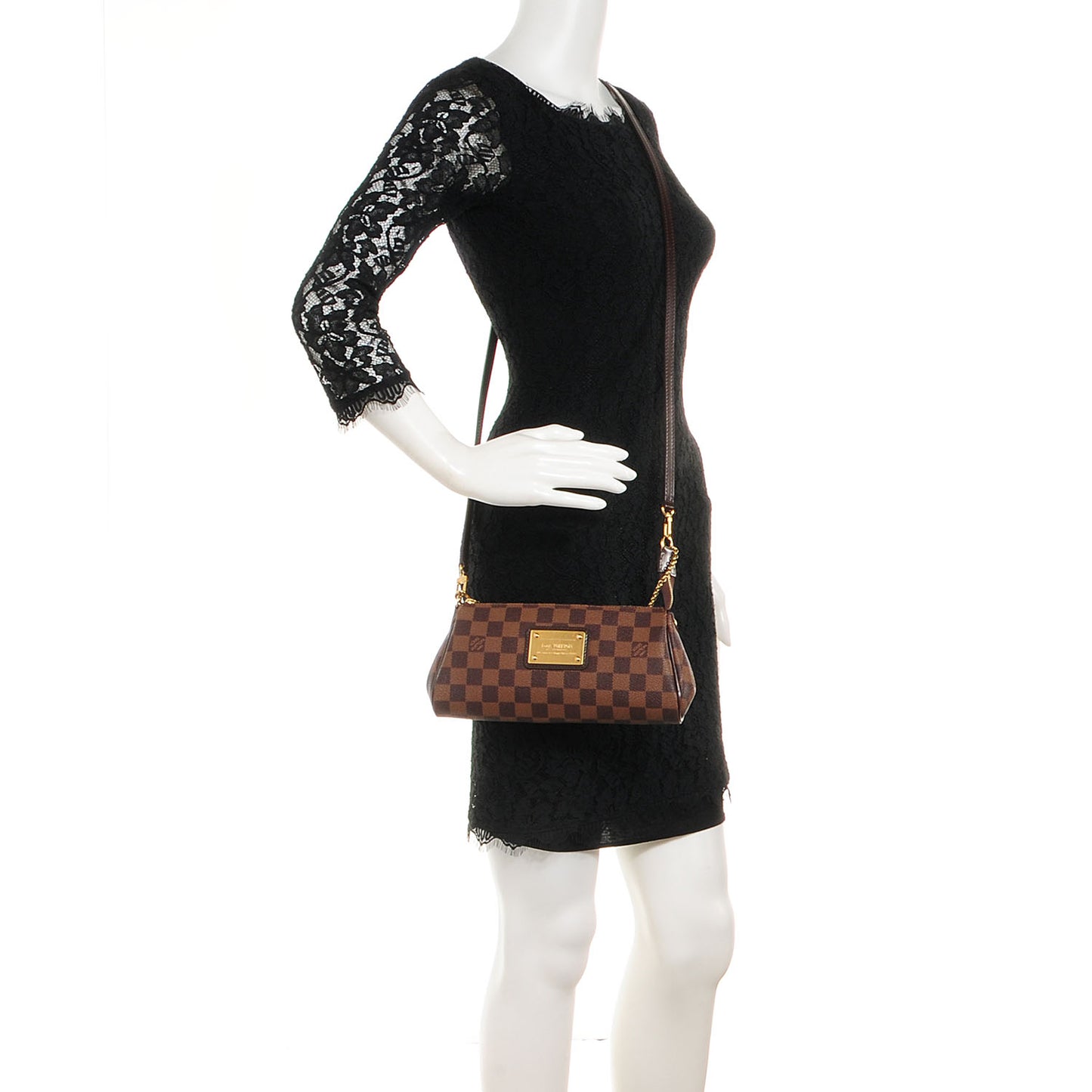 Damier Ebene Eva Clutch