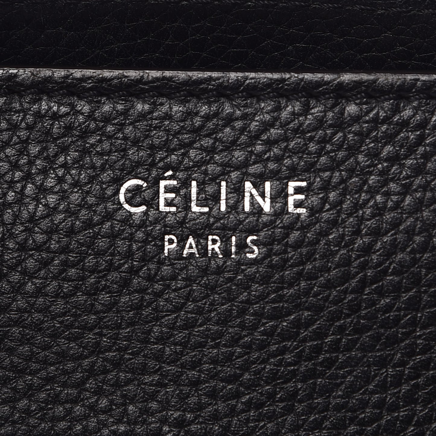 Drummed Calfskin Mini Luggage Black