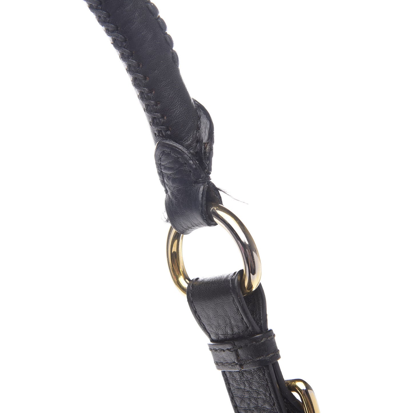 Vitello Daino Side Pocket Hobo Black