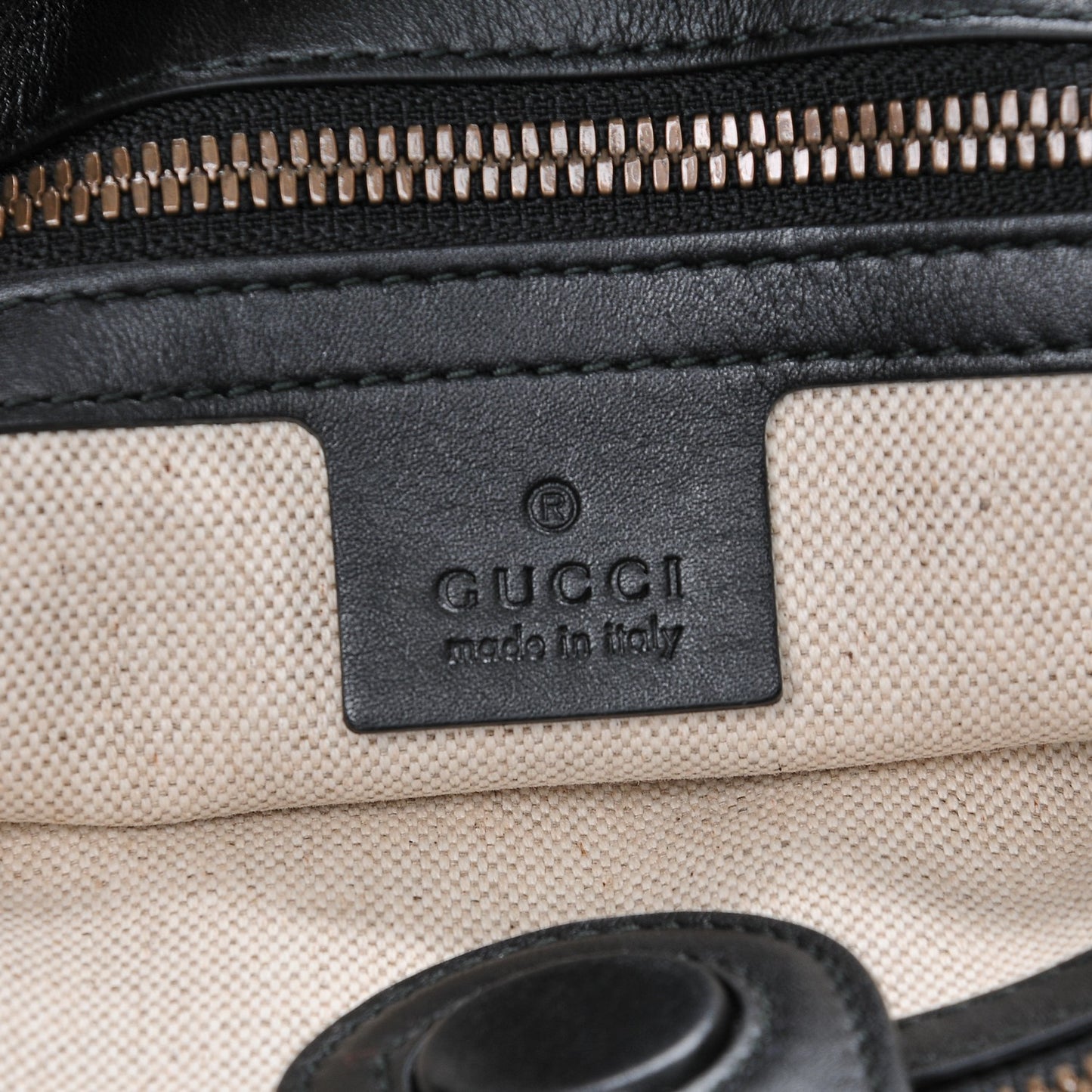 Soft GG Supreme Monogram Kingsnake Vertical Tote Black