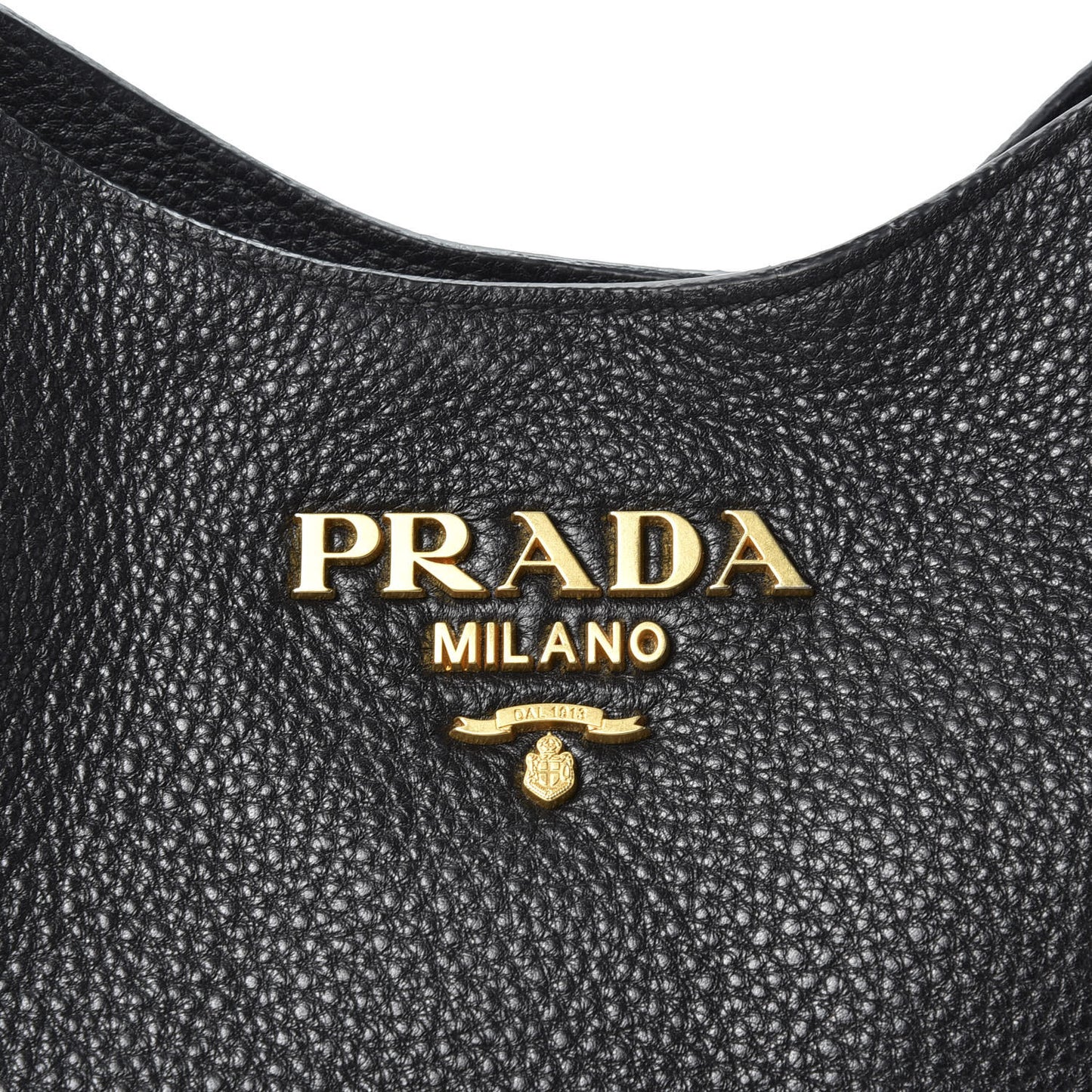 Vitello Daino Hobo Messenger Bag Black