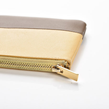 Celine Lambskin Bi-Color Solo Coin Card Case Butter 10 of 10