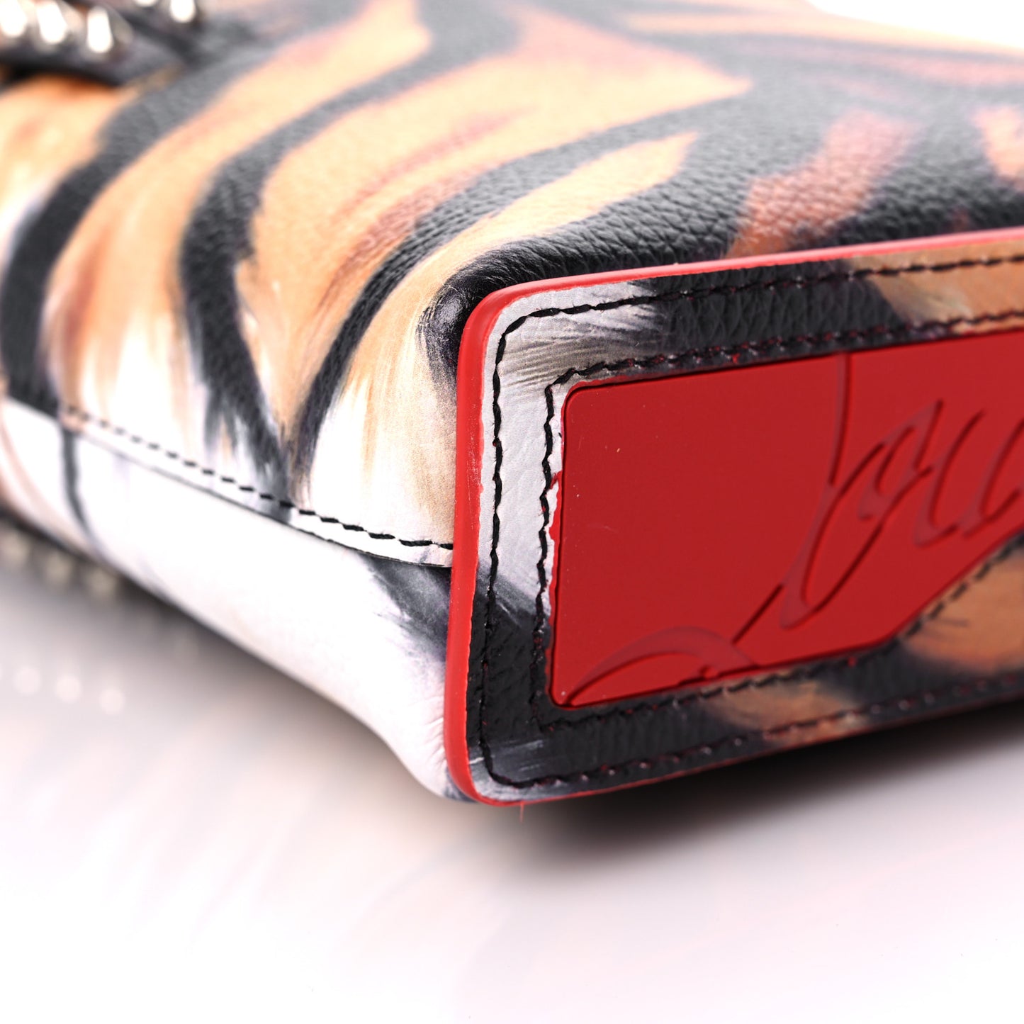 Calfskin Bengal Mini North South Cabata Tote Multicolor