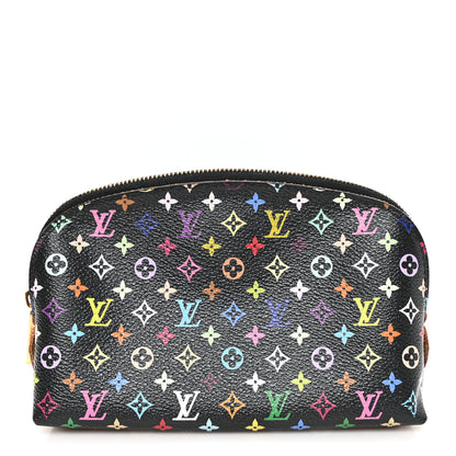 Louis Vuitton Monogram Multicolor Cosmetic Pouch Black Grenade 1 of 7
