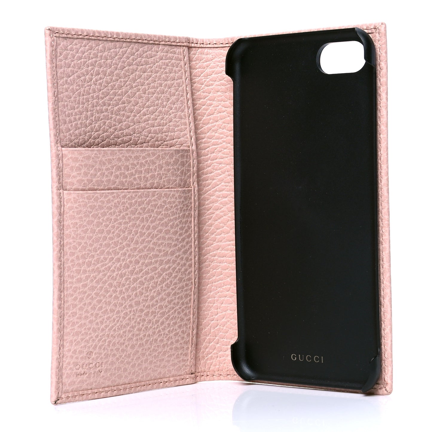 Pebbled Calfskin GG Marmont iPhone 7/8 Case Pink