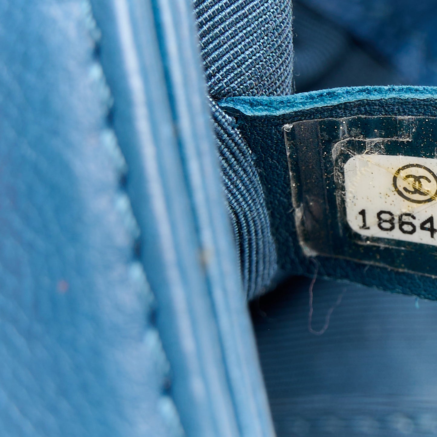 Calfskin Medium Boy Reverso Flap Blue