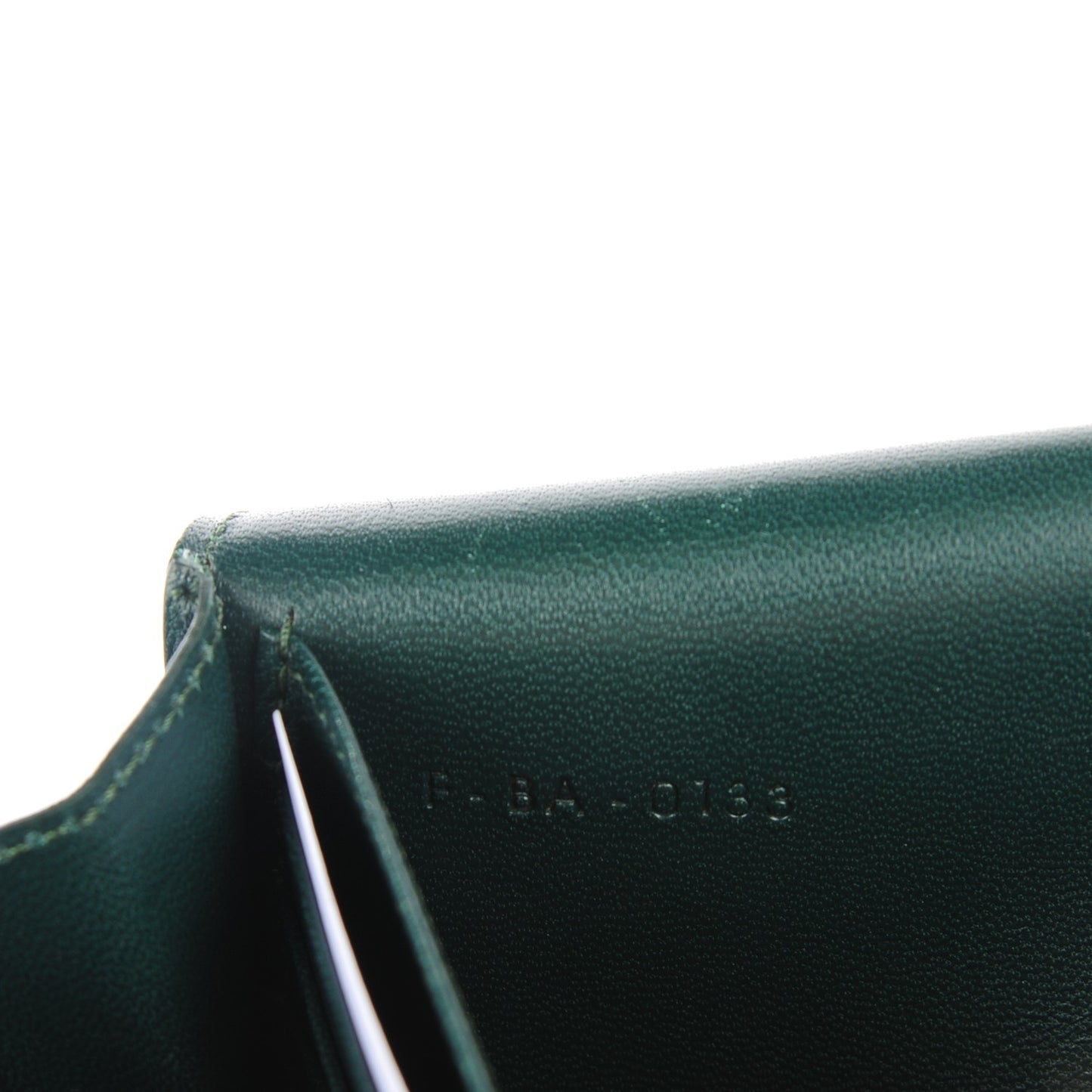 Lambskin Large Flap Wallet Emerald