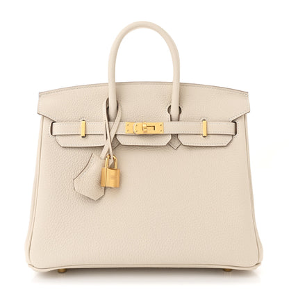 Hermes Togo Birkin 25 Craie 1 of 11