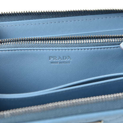 Prada Nappa Impunture Zip Around Wallet Astrale 6 of 9