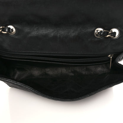 Chanel Washed Lambskin Quilted Jumbo Hybrid Reissue Flap Black 5 of 9