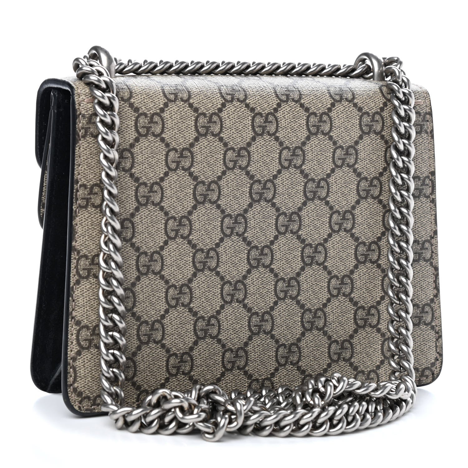 Gucci GG Supreme Monogram Mini Dionysus Shoulder Bag Black 3 of 9