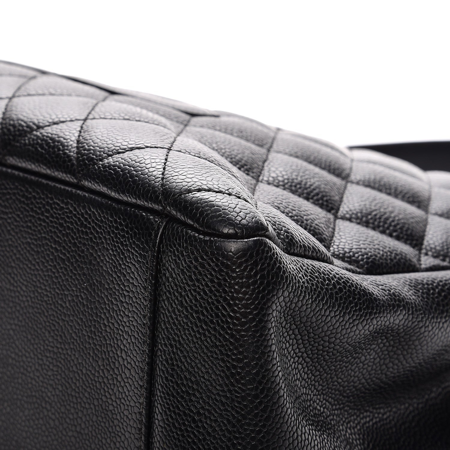 Chanel Caviar Quilted Grand Shopping Tote GST Black 11 of 13