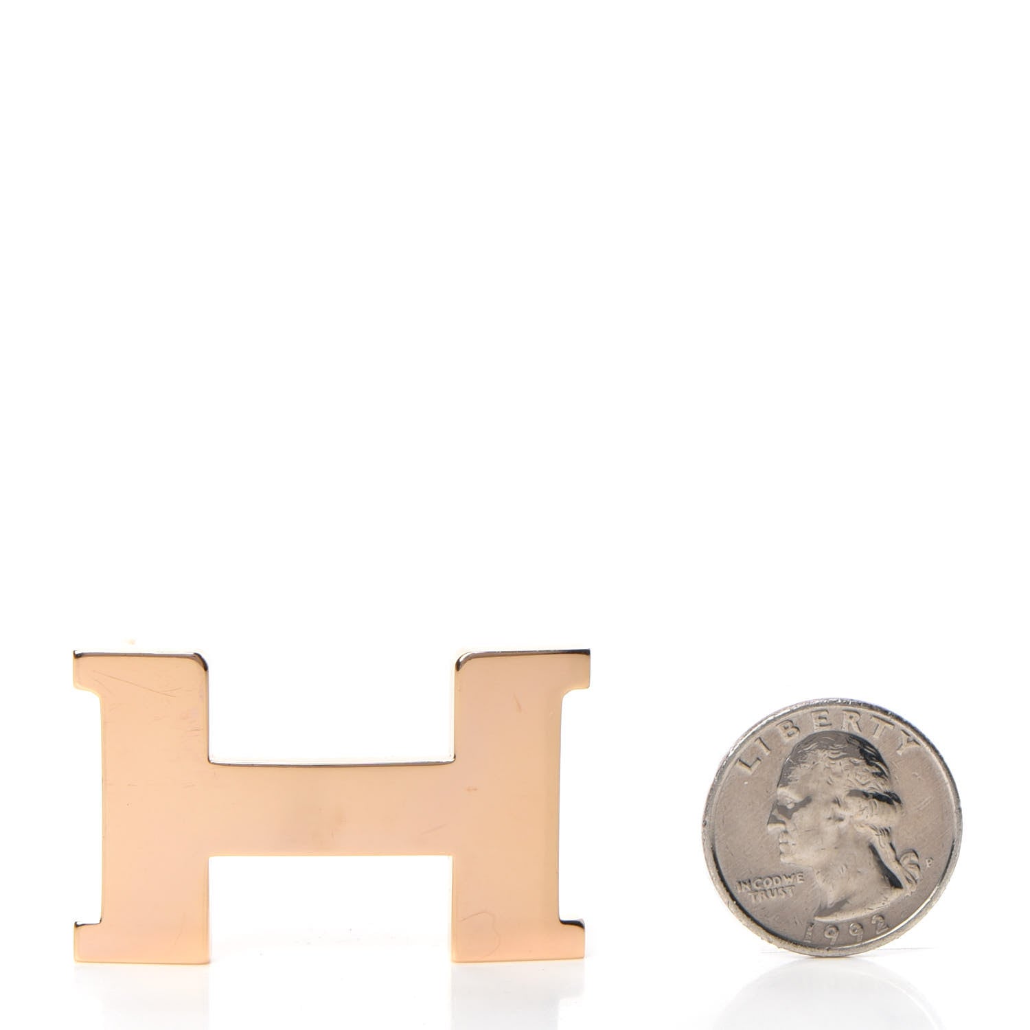 Hermes Polished Constance 24mm Belt Buckle Rose Gold 2 of 4