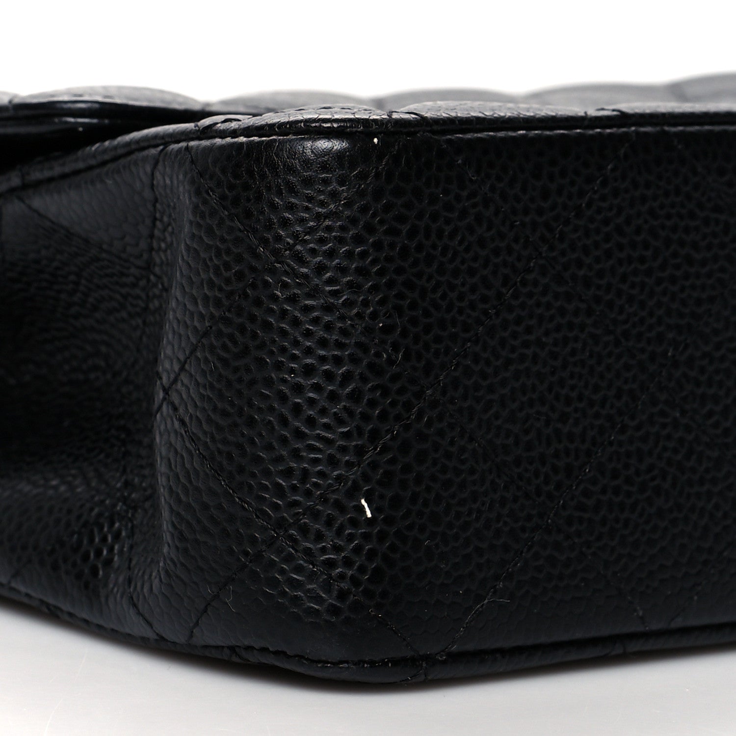 Chanel Caviar Quilted Medium Double Flap Black 9 of 10