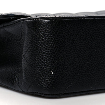 Chanel Caviar Quilted Medium Double Flap Black 9 of 10