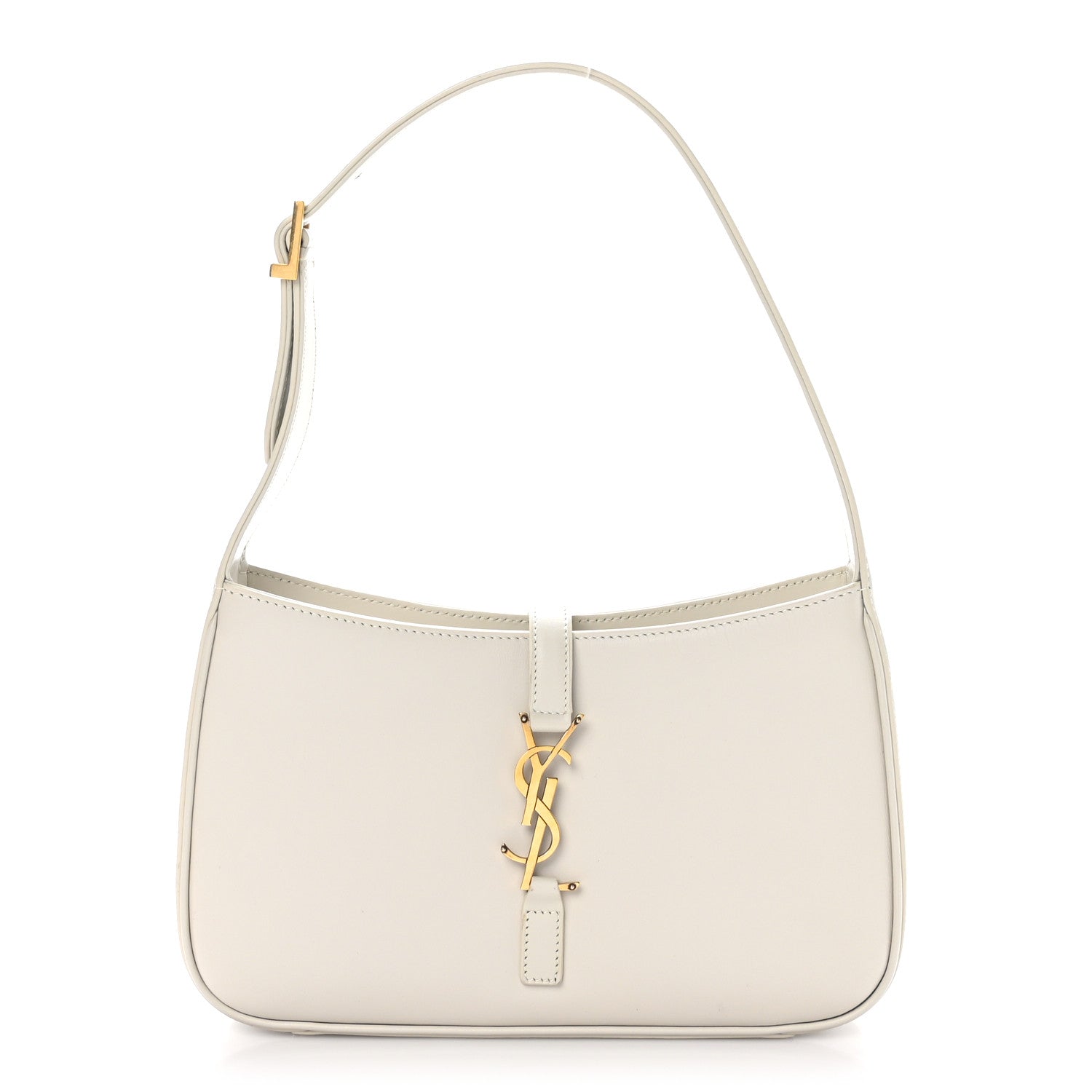 Saint Laurent Smooth Calfskin Le 5 A 7 Hobo Crema Soft 1 of 11
