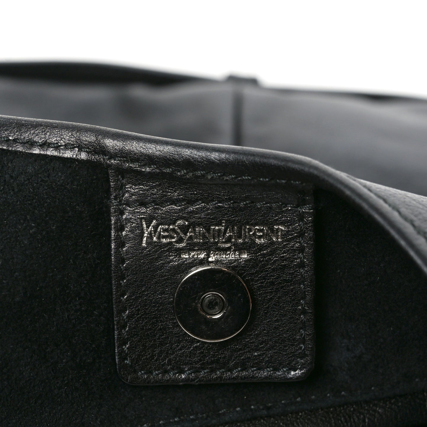 Calfskin Buffalo Horn Mombasa Hobo Black
