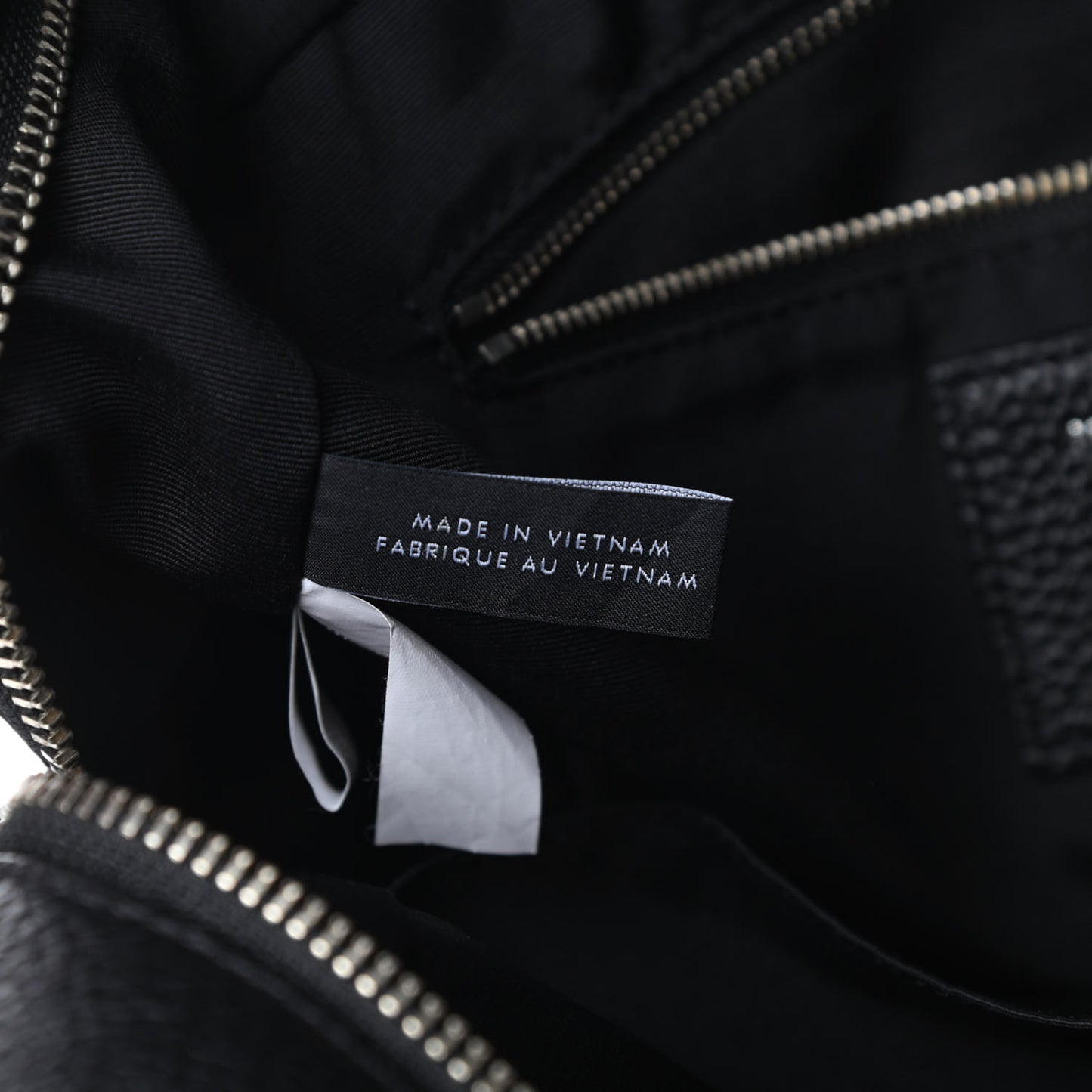 Pebbled Calfskin Gotham Bauletto Satchel Black