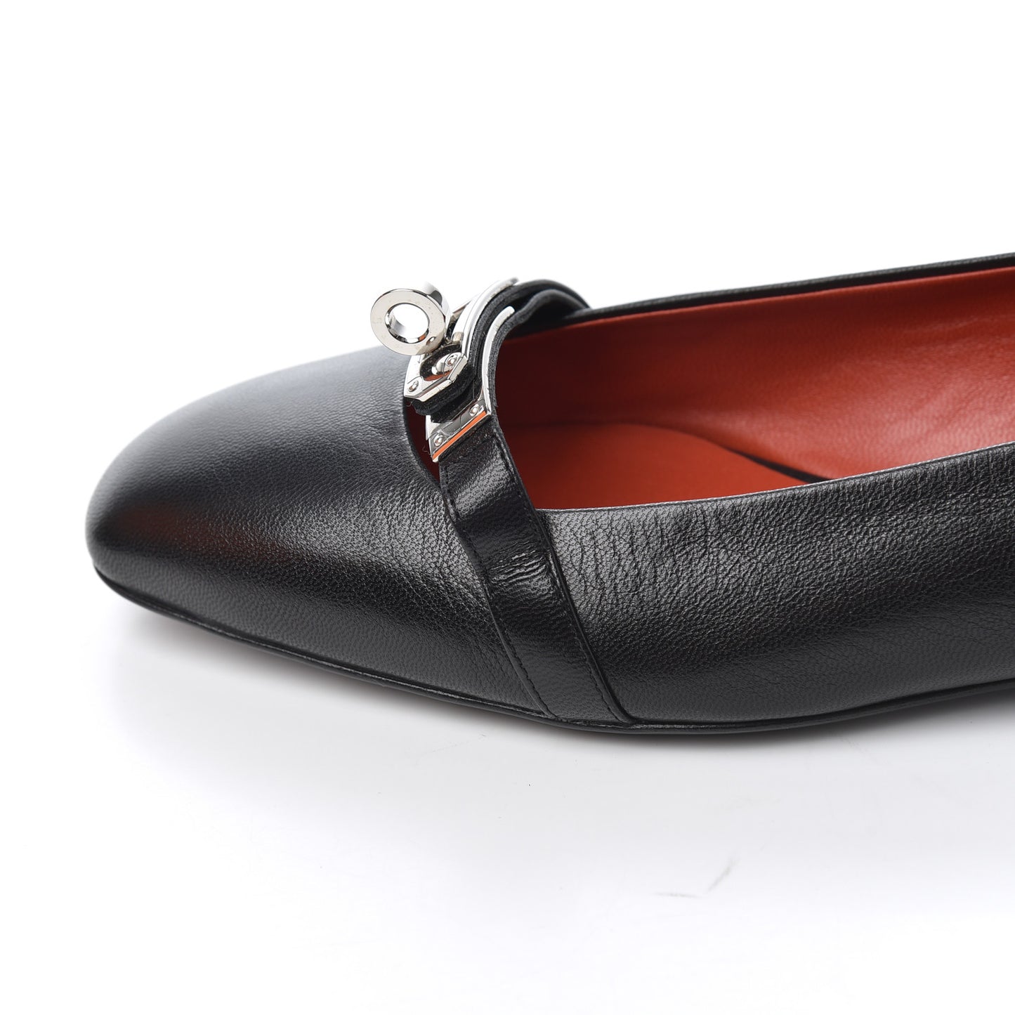 Goatskin Bilbao Ballerina Flats 36.5 Black