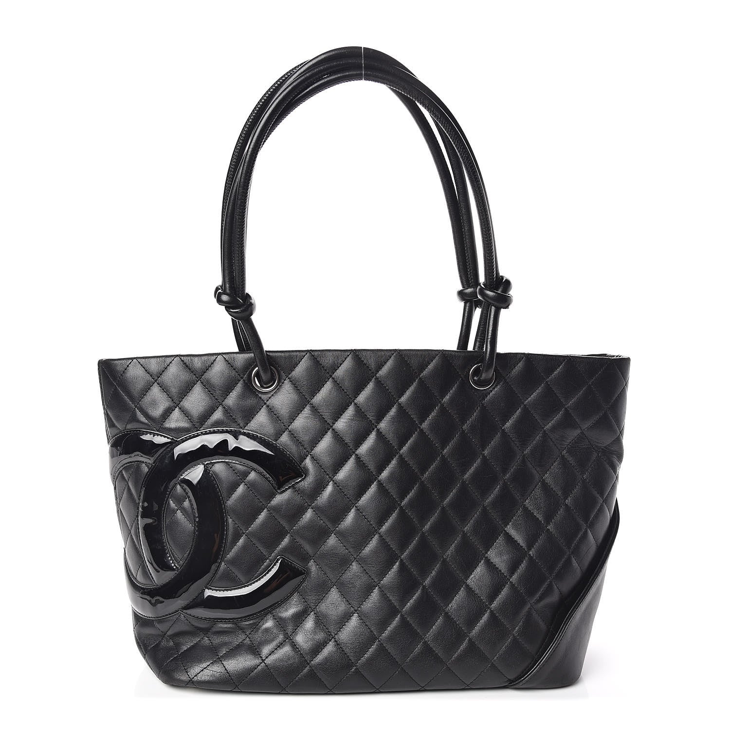 Chanel Calfskin Quilted Large Cambon Tote Black 1 of 13