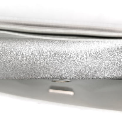 Chanel Metallic Lambskin Quilted Mini Rectangular Flap Silver 5 of 10
