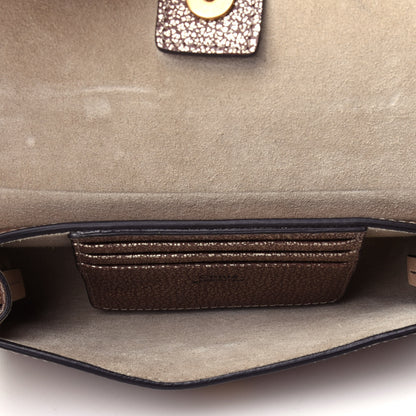 Chloe Metallic Goatskin Mini Faye Shoulder Bag Gold 3 of 4