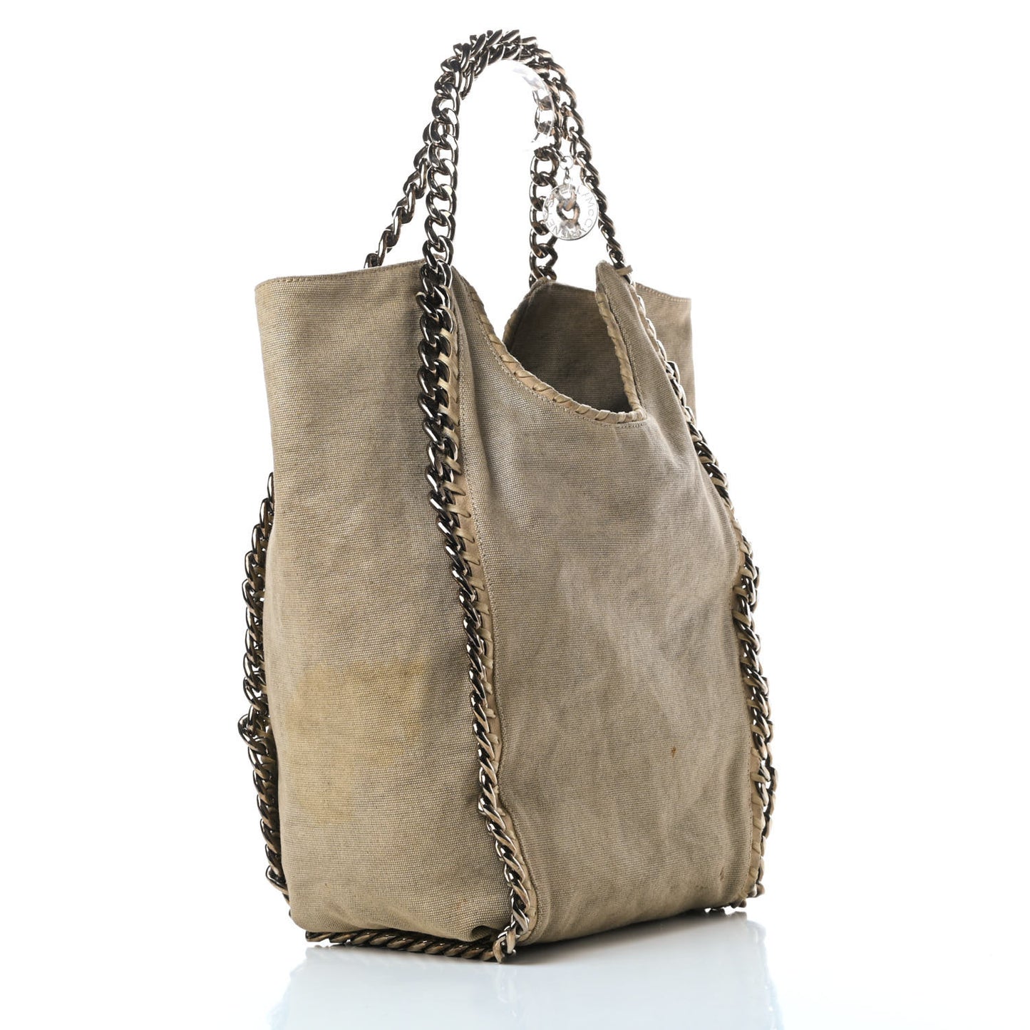 Linen Falabella Tote Beige