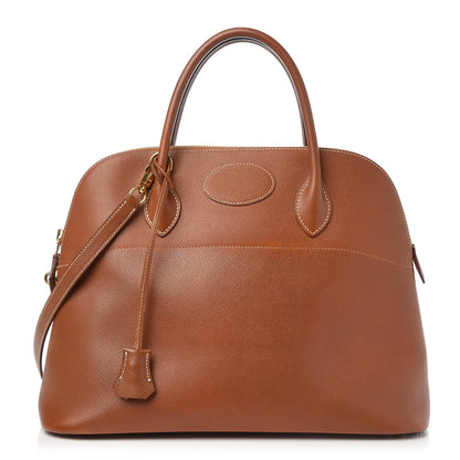 Hermes Courchevel Rigide Bolide 35 Gold 1 of 13