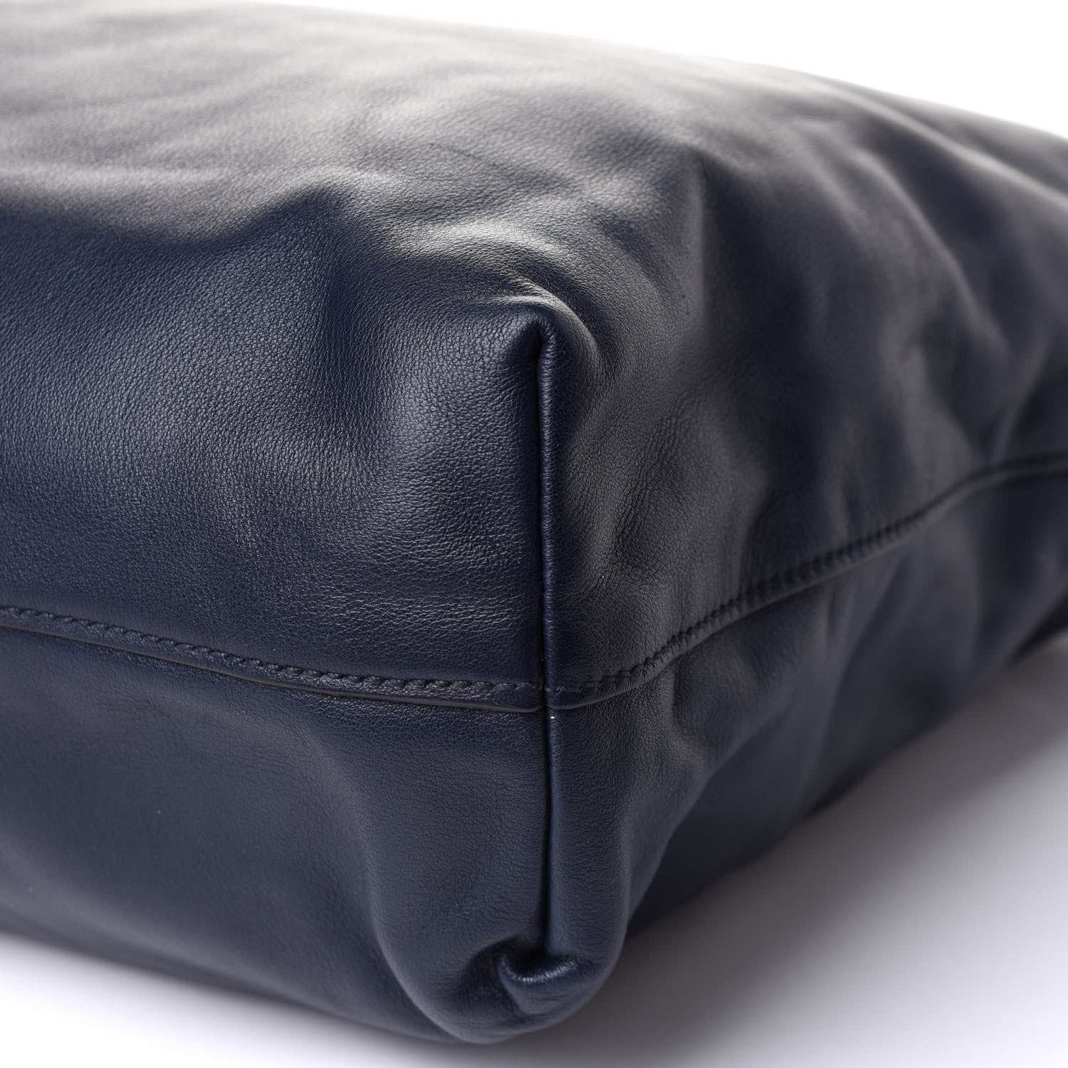 Prada Soft Calf Shopping Tote Baltico 6 of 12