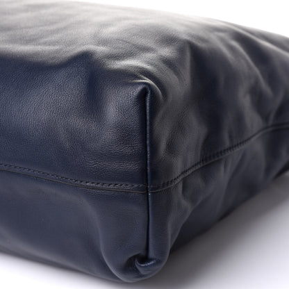 Prada Soft Calf Shopping Tote Baltico 6 of 12