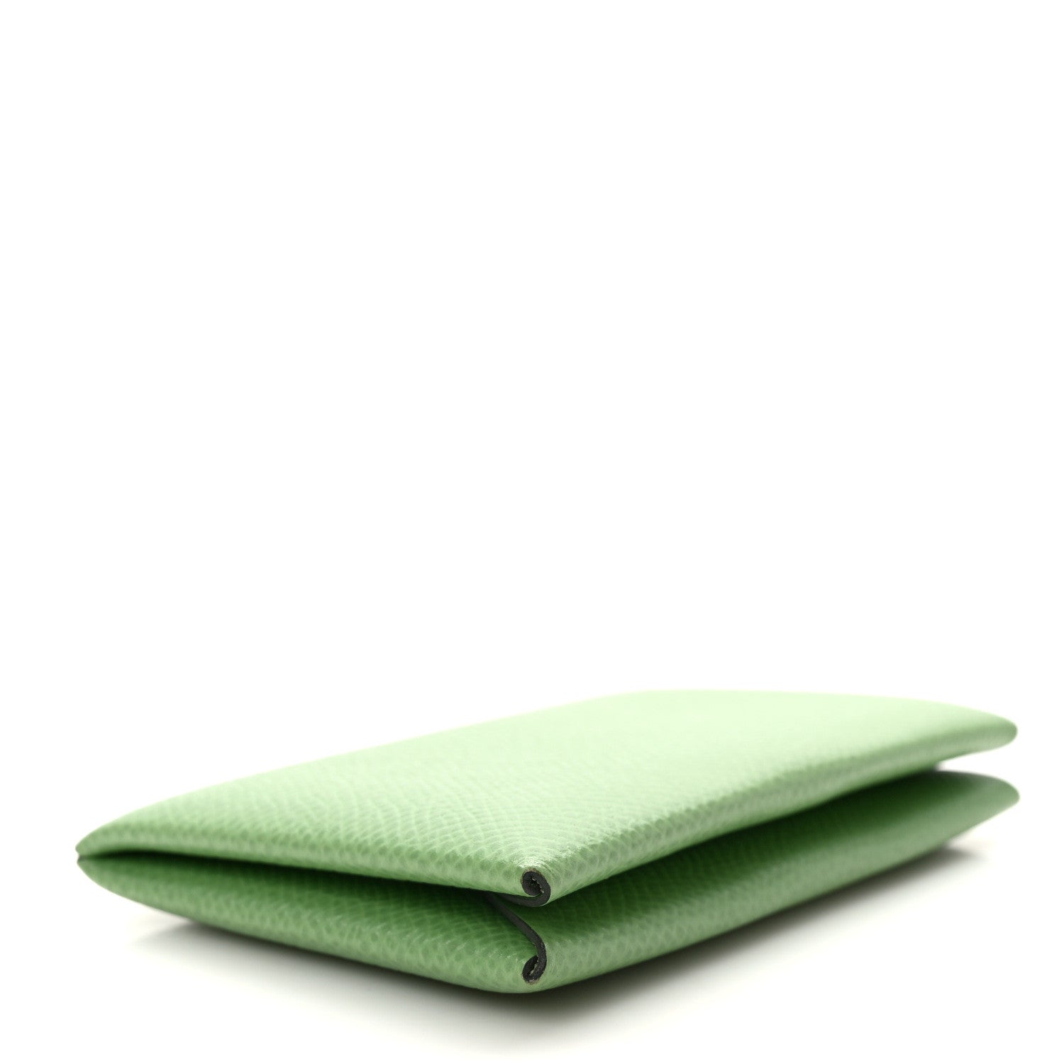 Hermes Epsom Calvi Duo Card Case Vert Criquet 4 of 6