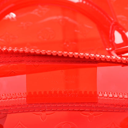 Louis Vuitton PVC Monogram Keepall Bandouliere 50 Grenadine Red 5 of 8