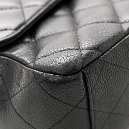 Chanel Caviar Quilted Maxi Single Flap Black 11 of 15